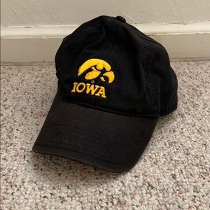 Black Iowa Hawkeyes Hat